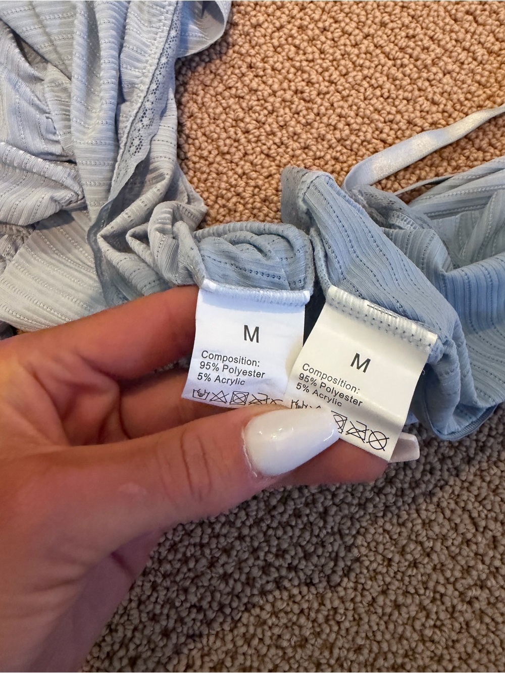 Light Blue Ruffle Cami & Short Sleep Set - Women's Intimates - Picture 3 of 3
